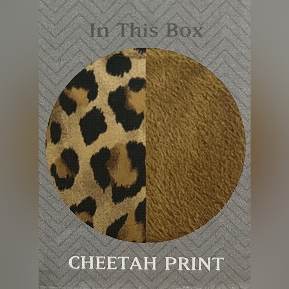 Charter Club Blanket Throw Bodywrap Cheetah Print - Picture 2 of 6